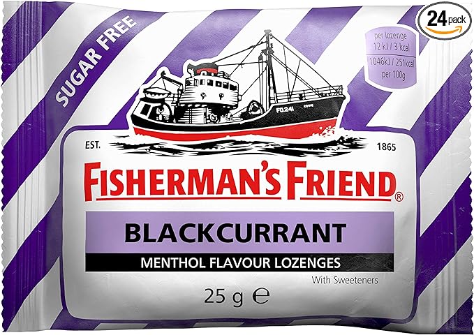 Fishermen Friend Black Current 24 Pack
