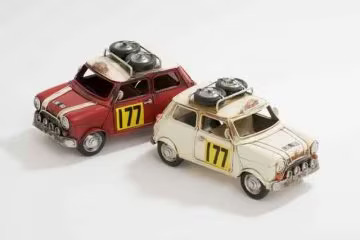 Giftworks Mini Rally Car - Cream Car