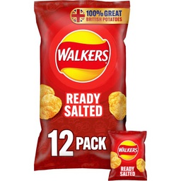 Walkers Ready Salted 12 Pack